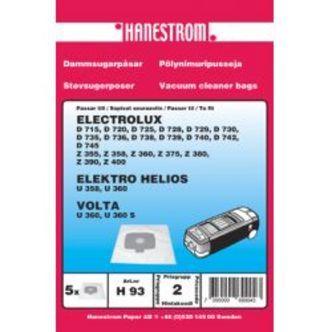 Hanestroem Dammsugarpåsar Electrolux D 720 - D 740