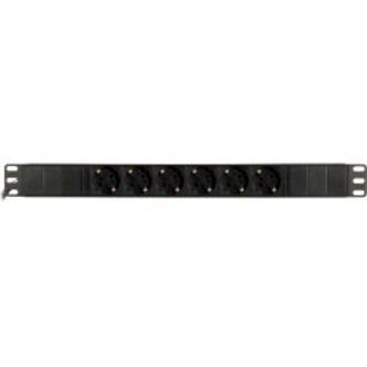Deltaco Power Strip 6xcee 7/3 SocketÃÂ 1xcee 7/7 Connection 19 1u 2m - Stikdåse