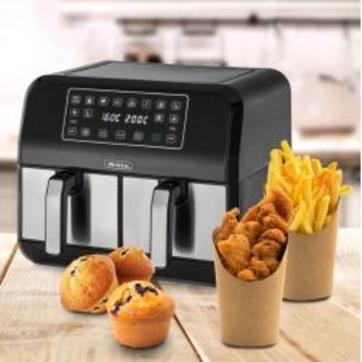 Ariete Air Fryer X 2 Drawer Metal - Køkkenmaskine