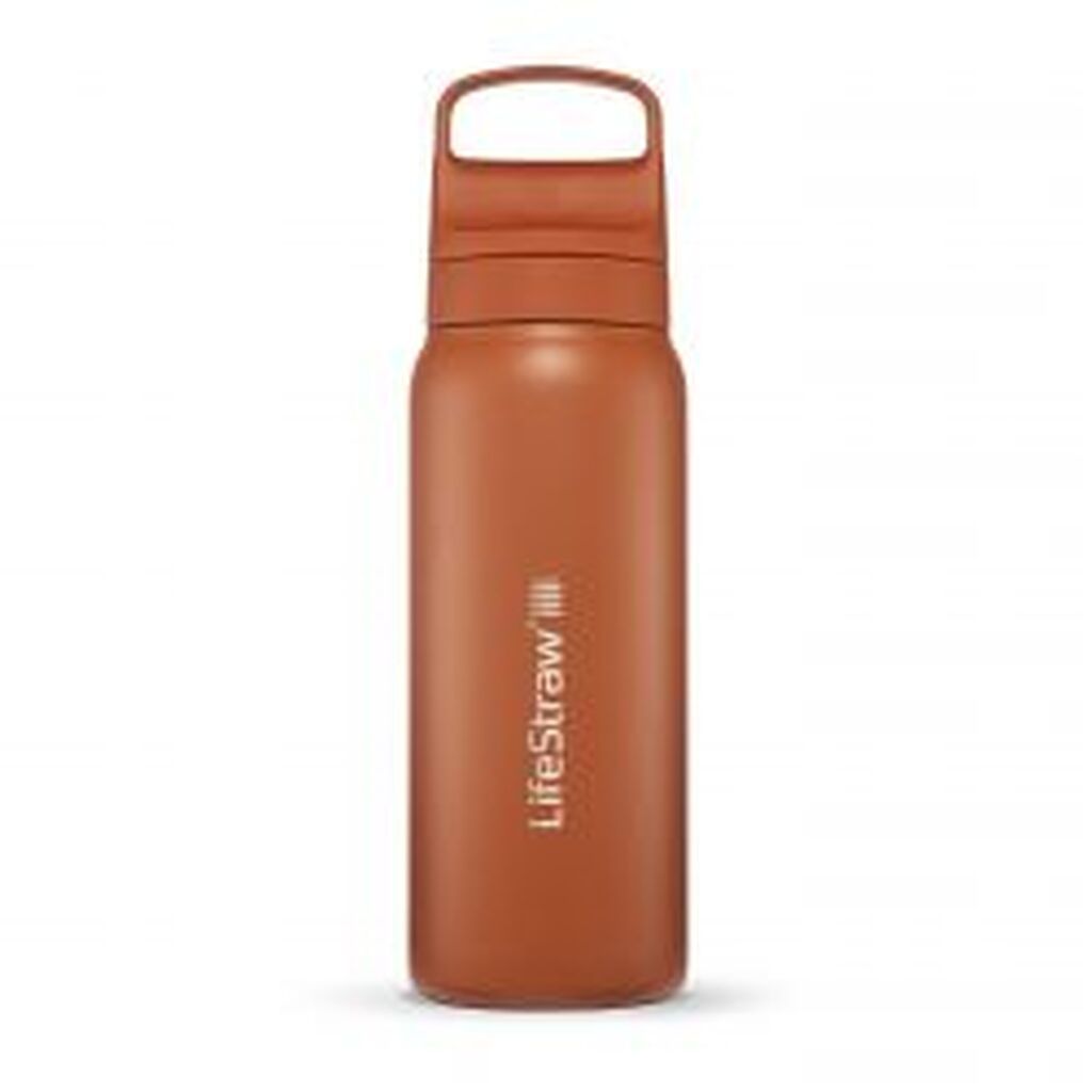 LifeStraw Go 2.0 Stainless Steel Water F - Kyoto Orange - Str. .7L - Vandfilter