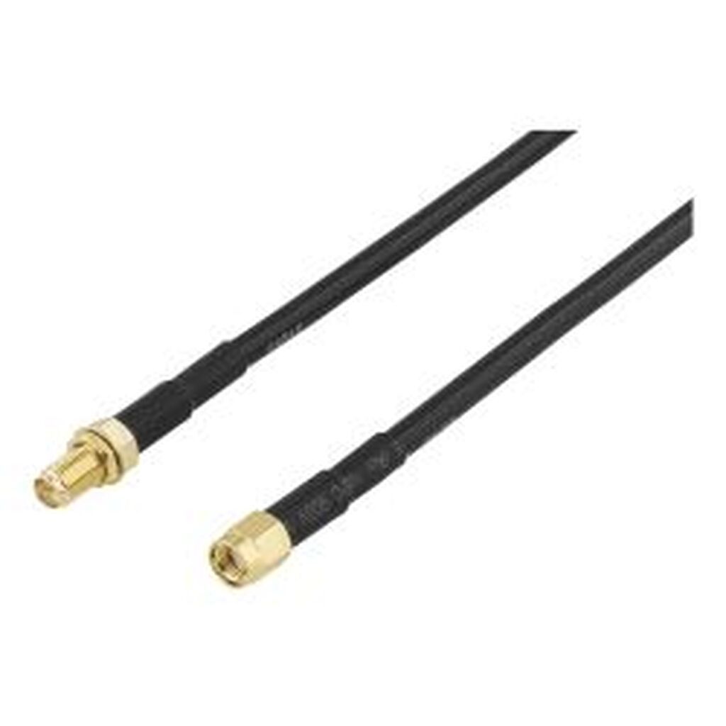 Deltaco Antenna Cable, Rp-sma Male, Rp-sma Female,Â 5mÂ , Black