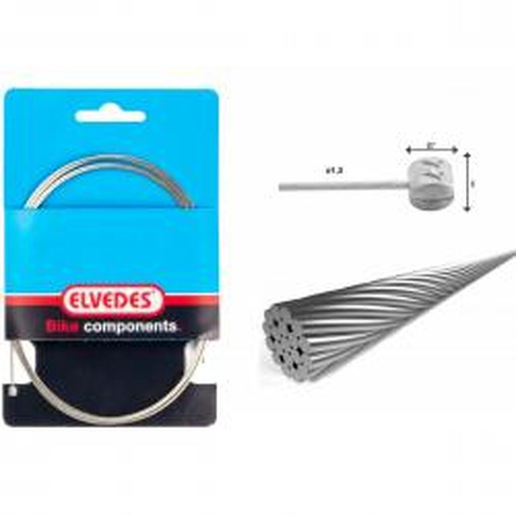 Bremsewire 1Ã19 ø1,5/1000mm ø7Ã6mm - Cykelreservedele