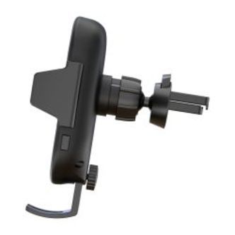 Deltaco Wireless Car Charger, 15 W, Automatic, Dual Mounts, Black