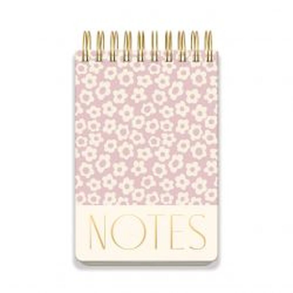 DesignWorks Ink Large Chunky Notepad - Lilac Groovy Floral - Notesblok