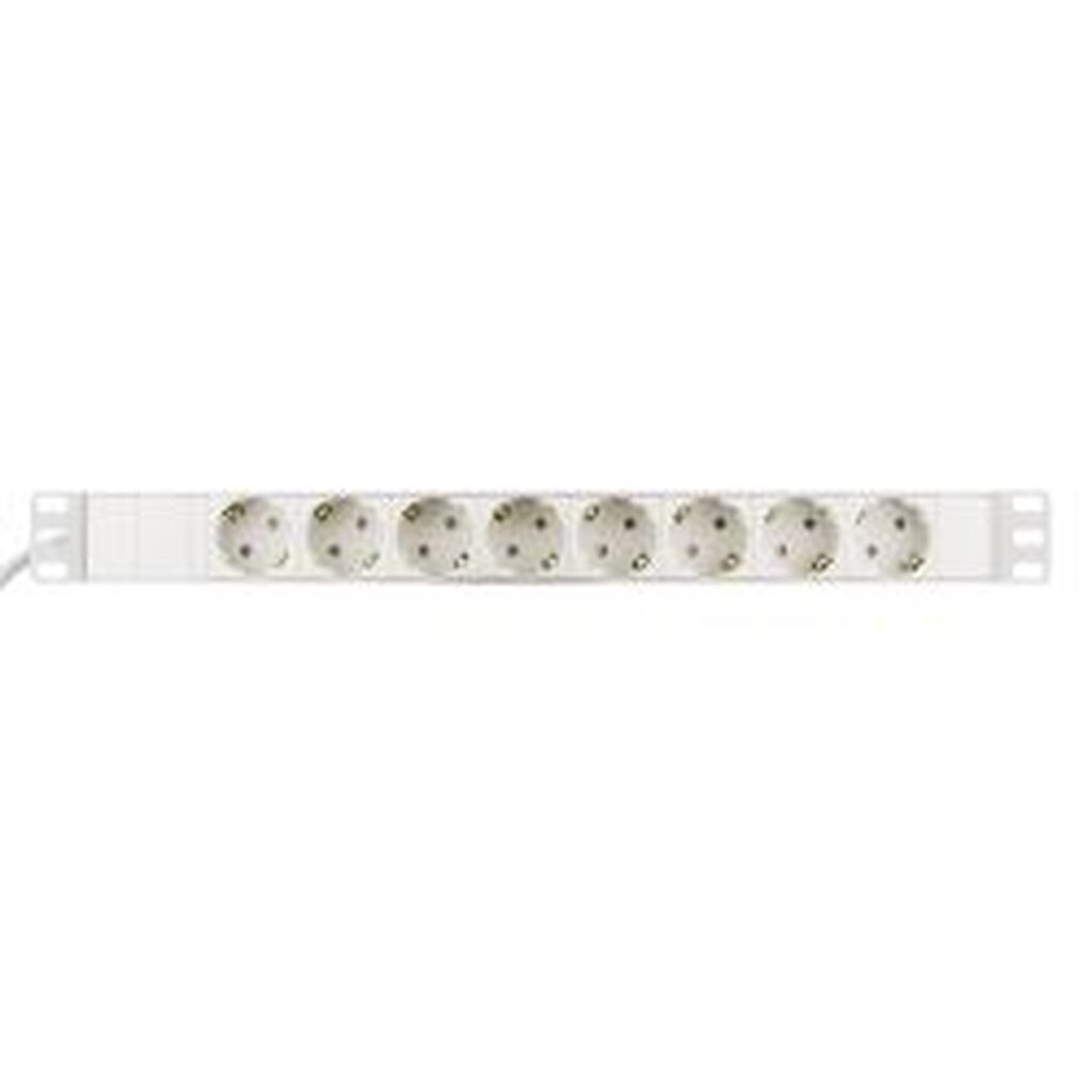 Deltaco Powerstrip 8xcee 7/3 Socket 1xcee 7/7 Switch 19 1u 3m - Stikdåse