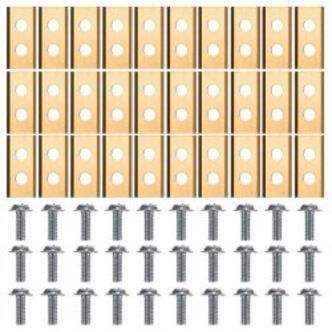 JAPCELL Knife set for Worx and Redback robotic lawnmowers - 30 pcs. Titanium coated steel incl. Screws. - Diverse