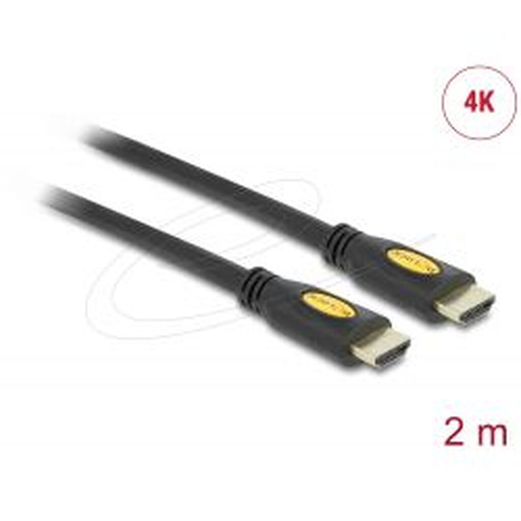 Delock Hdmi-a Cable 4k Ethernet 2m