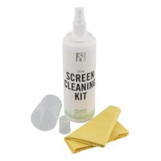 Deltaco Screen Cleaning Kit 250ml All Monitors Microfiber Nonalcohol - Rengøring