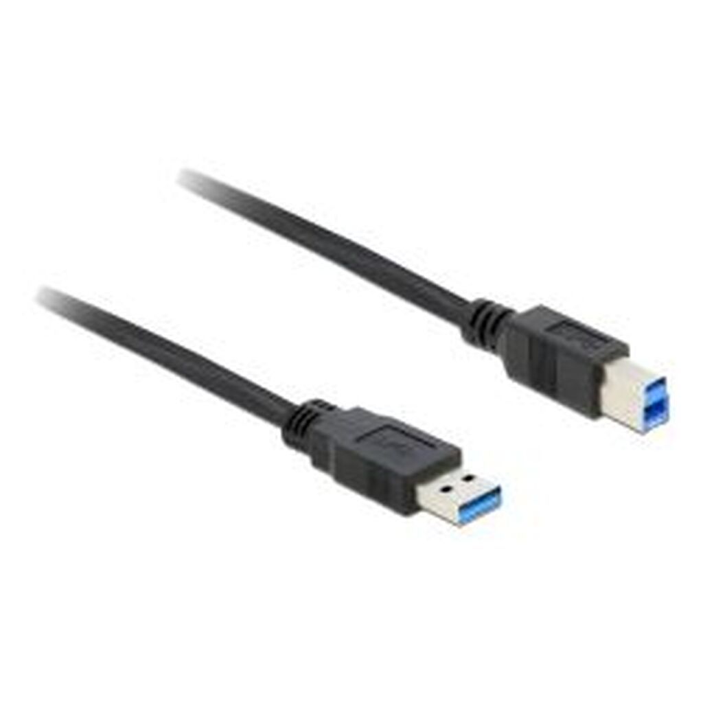 Delock Cable Usb 3.0 Type-a Male &gt; Usb 3.0 Type-b Male 0.5 M Black
