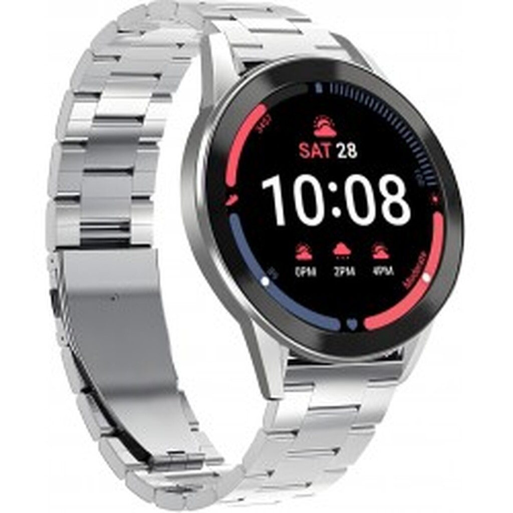 Puro Galaxy Watch4/4 Classic Stainless Steel Band Silve - Urrem