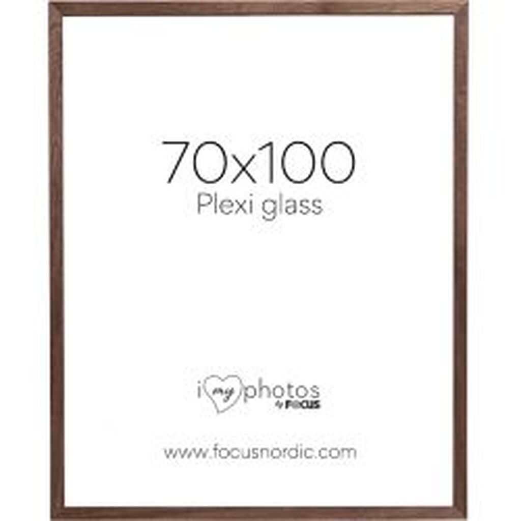Focus Soul Walnut veneer 70X100 Plexi - Ramme