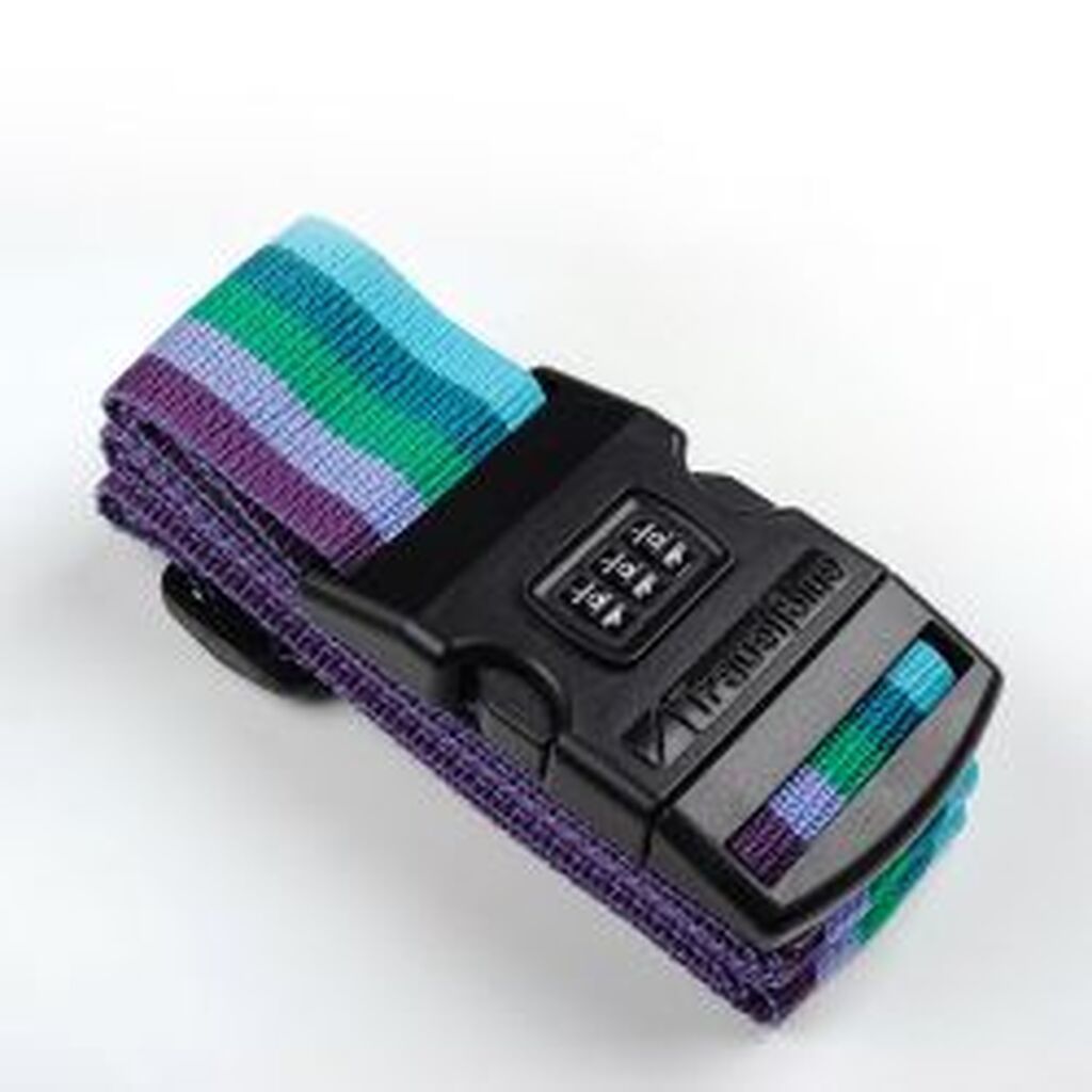 Travelblue Security Strap 5 Cm X 200 Cm, Code Lock + Name Tag