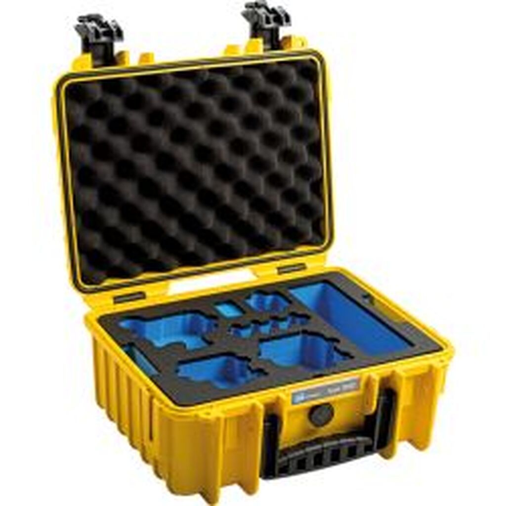 B&W Outdoor Cases BW Outdoor Case Type 3000 for GoPro Hero 12 (fits even GoPro Hero 9/10/11), charge-in-case. Yellow