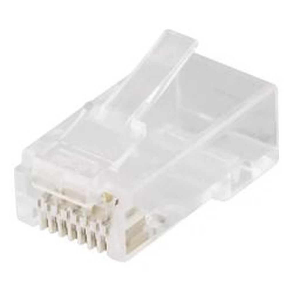 Deltaco Rj45 Connector For Patch Cable, Cat6a, Unshielded, 20pcs - Diverse