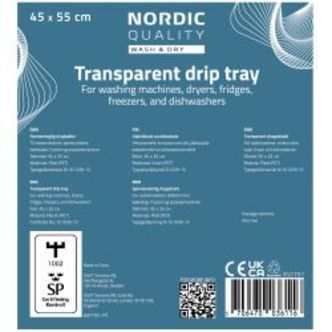 Nordic Quality Nordicquality Drypbakke, 45 X 55cm, Transparent - Drypbakke
