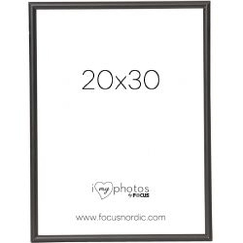 Focus Can-Can Aluminium Black 20x30 - Ramme