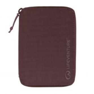 Lifeventure Rfid Mini Travel Wallet, Recycled, Plum - Pung
