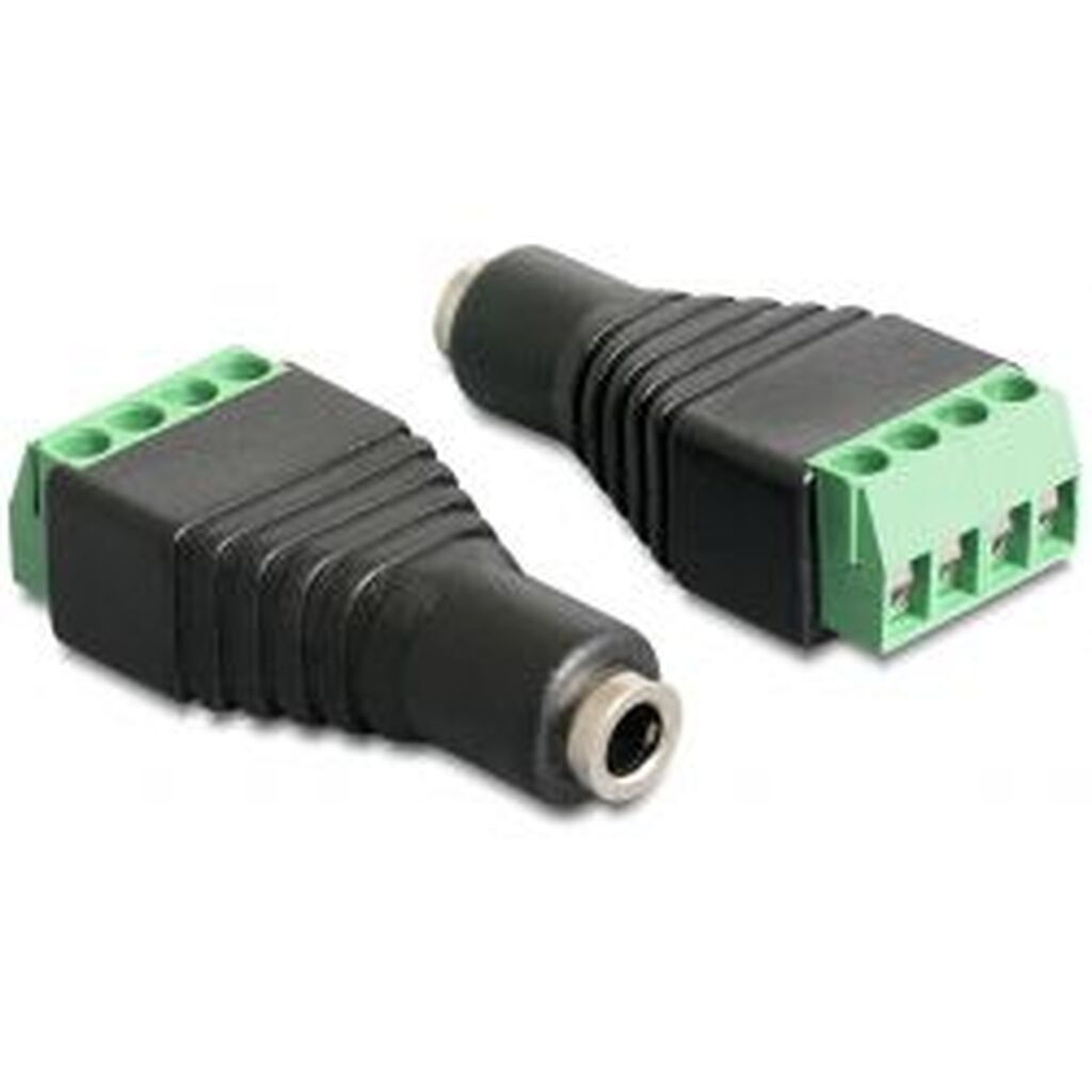Delock Adapter Stereo Jack Female 3.5 Mm &gt; Terminal Block 4 Pin