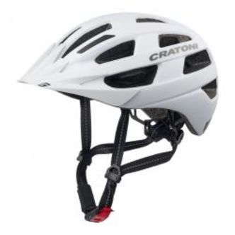 Cratoni Velo-x - White matt - Str. S-M (52-57 cm) - Cykelhjelm