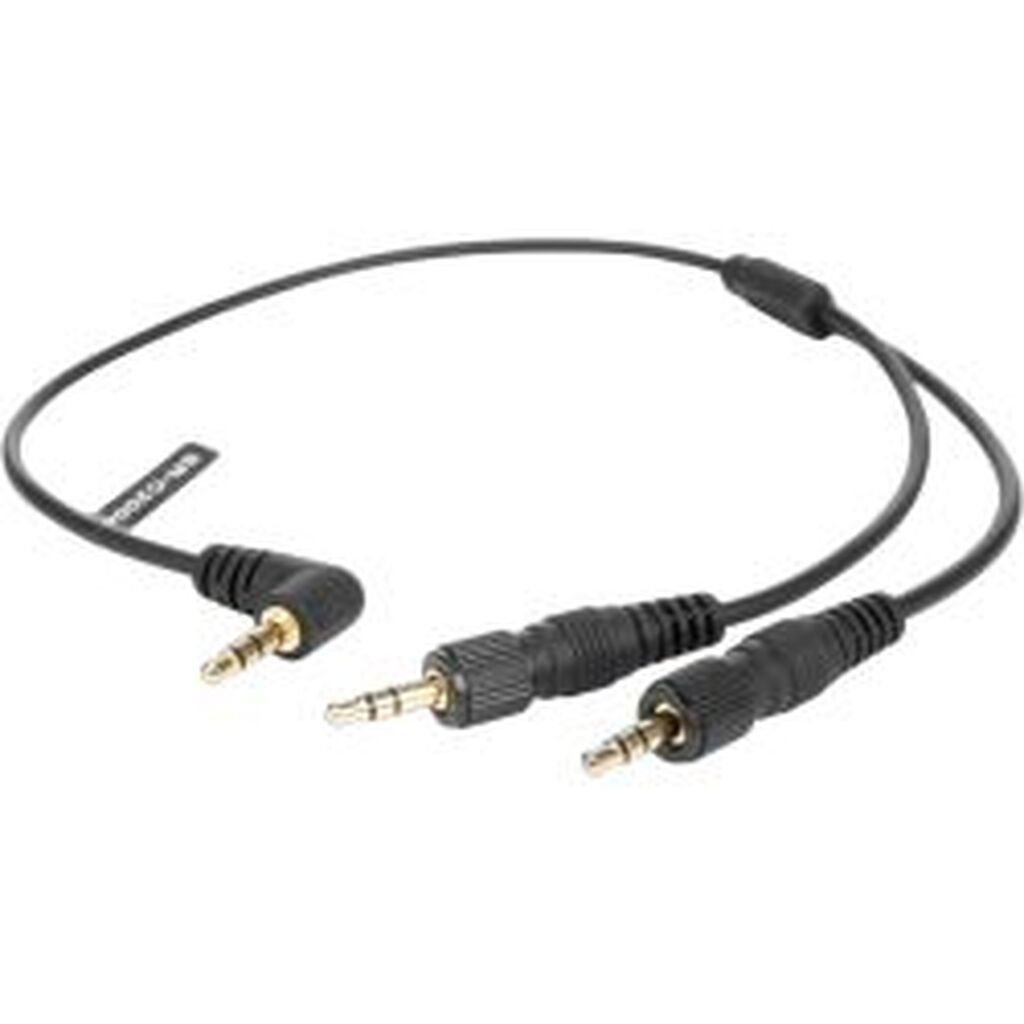 Saramonic Cable SR-C2004 3.5mm TRS to dual 3.5mm TRS adapter cable (cable length: 30 cm)