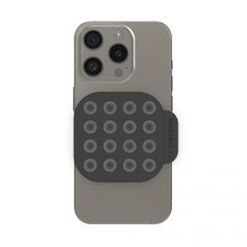 Case_and_me Silicone Dual-sided Suction Cup Holder, Black