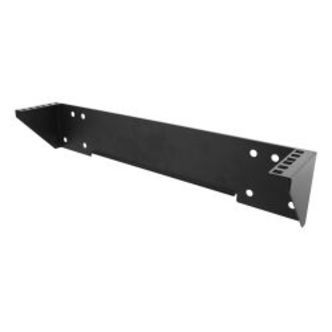 Deltaco 19 Vertical Wall Bracket, 2u, Max 60kg, Steel Construction