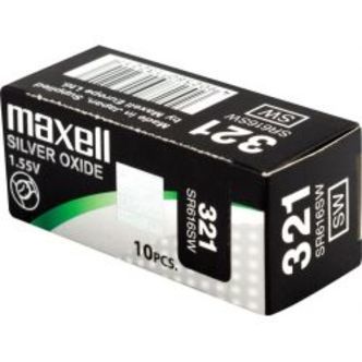 Maxell Silver-oxid, Sr616sw (321), 1,55v, 10-pack
