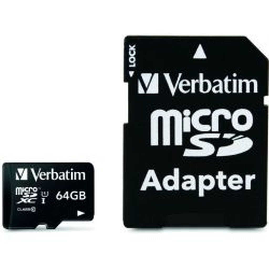 Verbatim 64 Gb Sd Micro (sdxc) Class 10 With Adapter