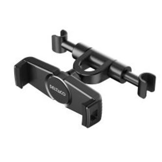 Deltaco Headrest Mount For Phones And Tablets, Adjustable Angle