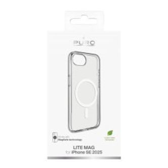 Puro Iphone 16e Lite Mag With Magsafe, Tpu+pc, Transparent