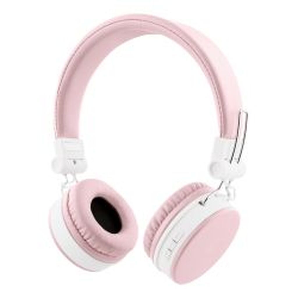 Streetz Foldbar On-ear Bt Headset, 3,5 Mm, Lyserød - Høretelefon