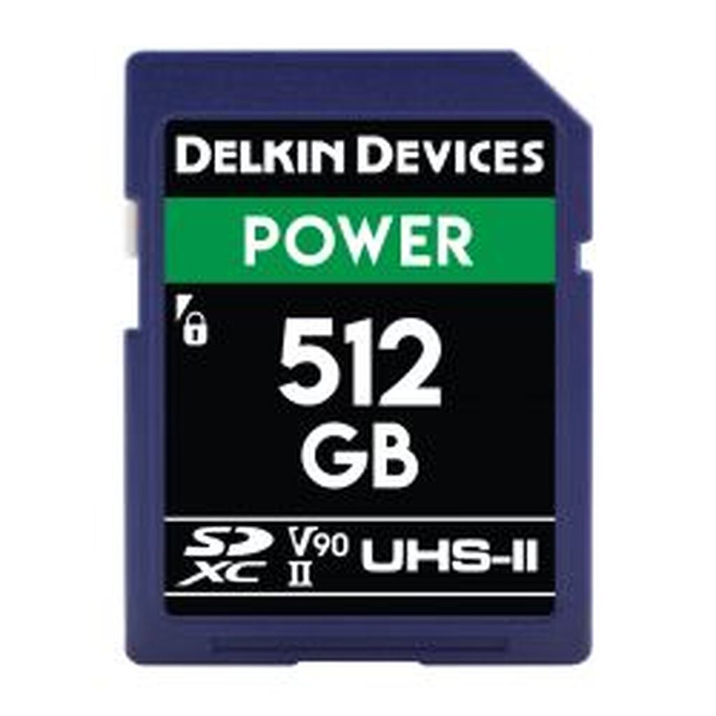Delkin SD Power 2000X UHS-II U3 (V90) R300/W250 512GB