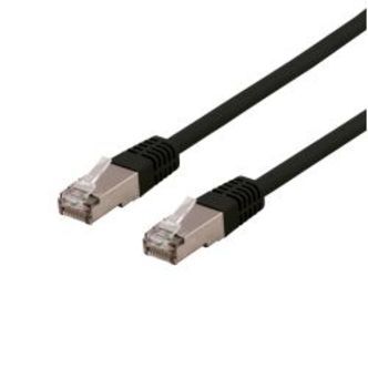 Deltaco S/ftp Cat6 Patch Cable, Lszh, 1m, Black