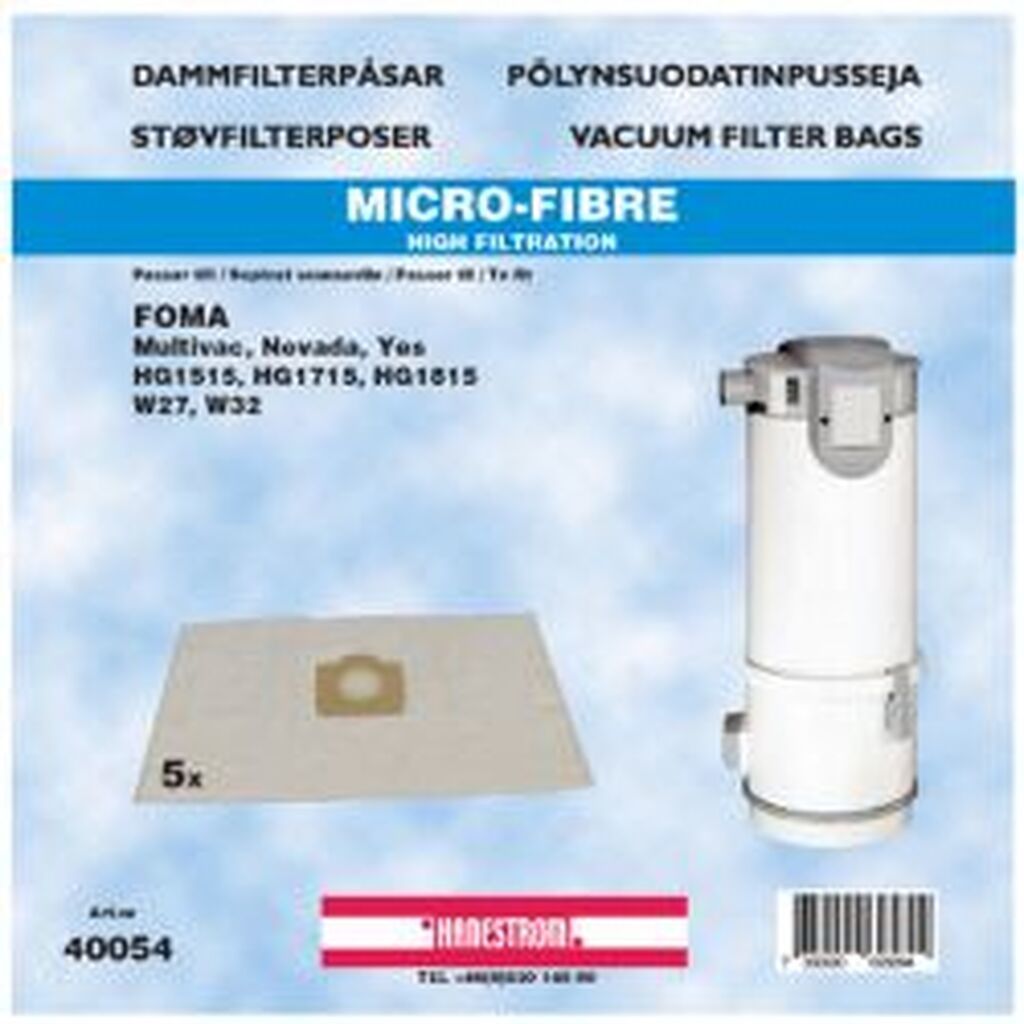 Foma Centralsug Multivac, Nevade, Yes 5 Pcs.
