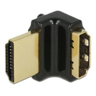 Delock Adapter High Sp Hdmi Eth.-hdmi-a Female-hdmi-a Male 4k 90Â°