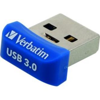 Verbatim Storenstay Nano U3, Usb3.0 Memory, 64gb, Blue