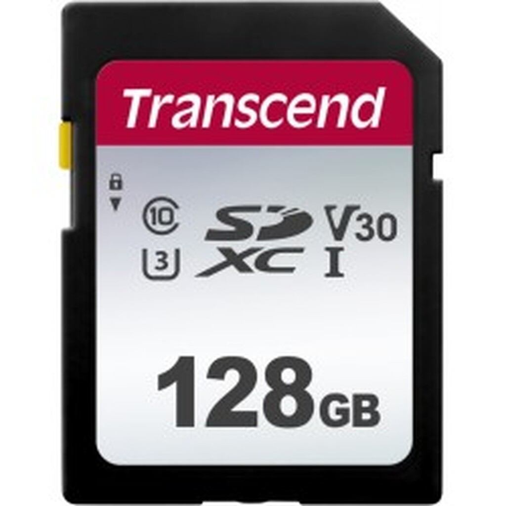 Transcend Silver 300S SD UHS-I U3 (V30) R95/W45 128GB - Hukommelseskort