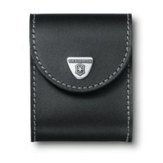 Victorinox Belt Pouch, Black Leather - Etui