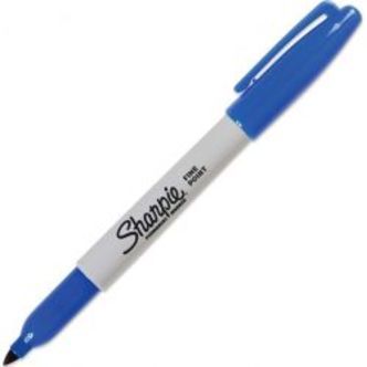 Sharpie Permanent Marker Fine Blue Tuck