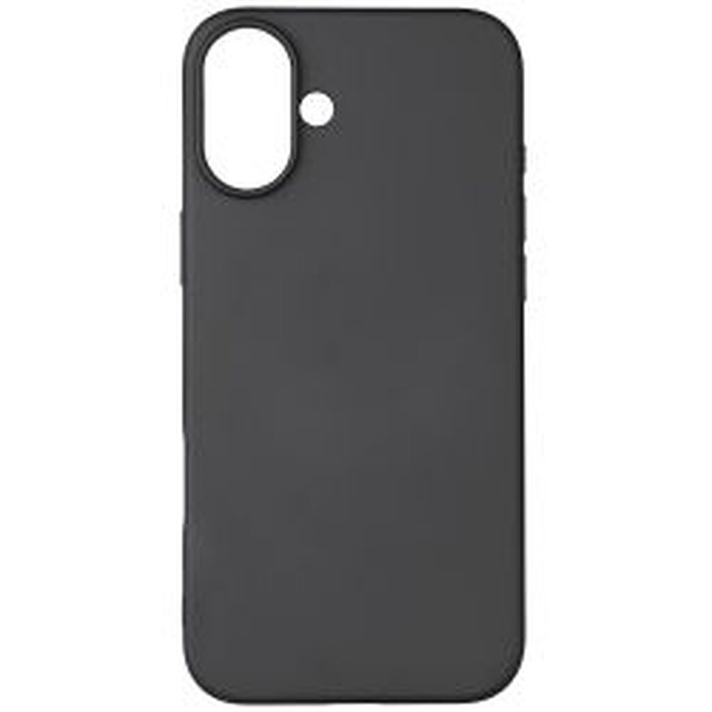 Essentials Iphone 16 Plus Silicone Mag Back Cover, Recycled, Black