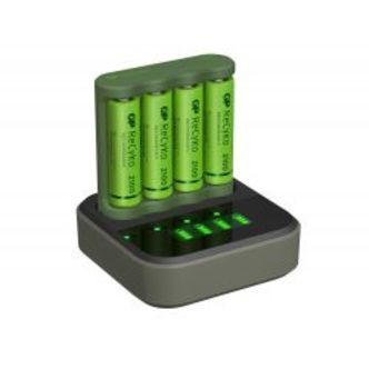 GP Lighting Gp Everydaycharger W/chargingstation + 4xaa (pb) - Oplader