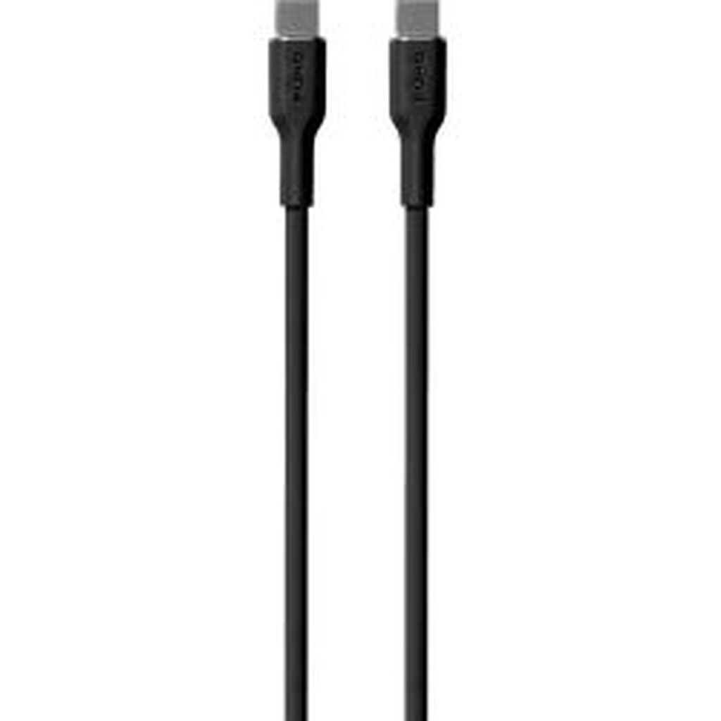 Puro Icon Soft Cable Usb-c To Usb-c, 1.5m, Black