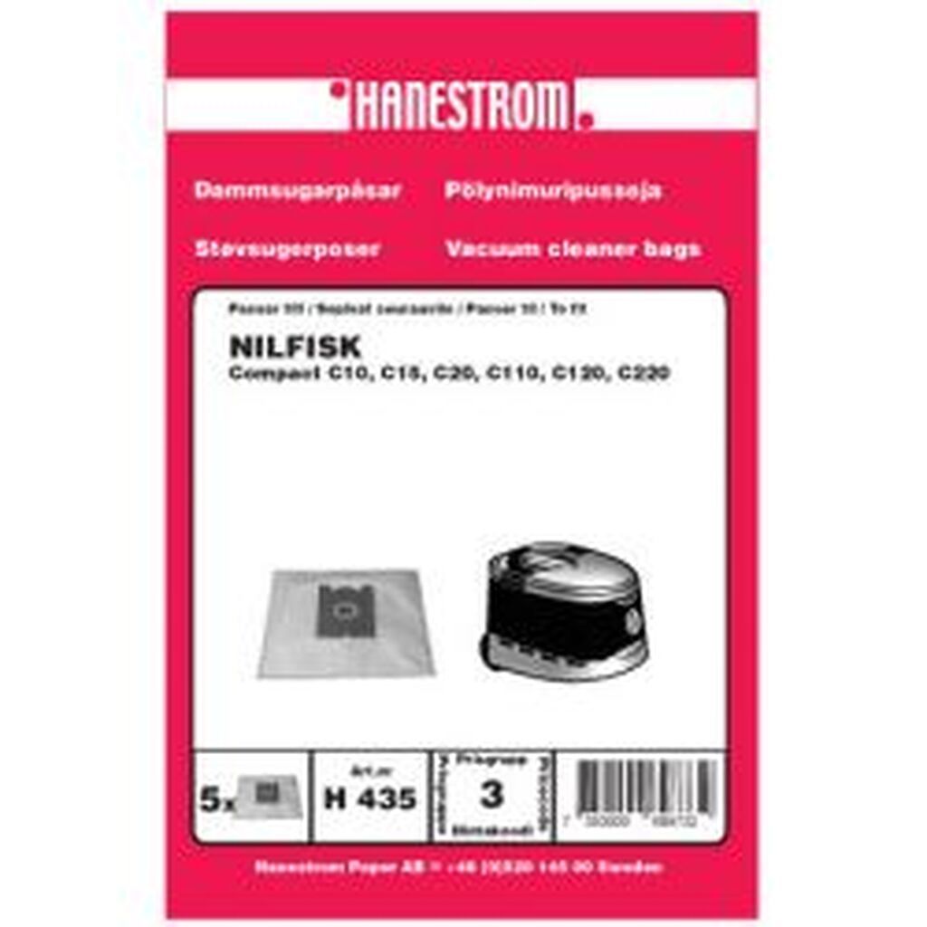 Hanestroem Dammsugarpåsar Nilfisk Compact C10, C20