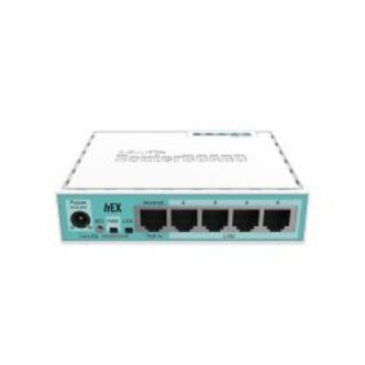 Mikrotik Hex Small 5-port Router, Poe In, Usb Type-a, White