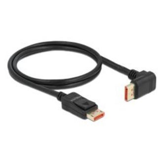 Delock Displayport Cable Male&gt; Male 90Â° Upwards Angled 8k 60 Hz 1m