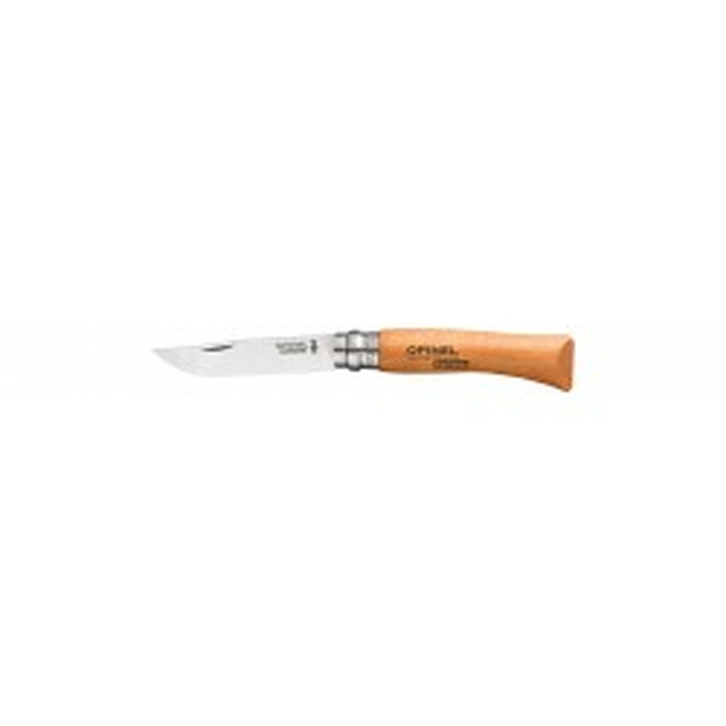 Opinel N7 carbon steel 8,0 cm. bøg