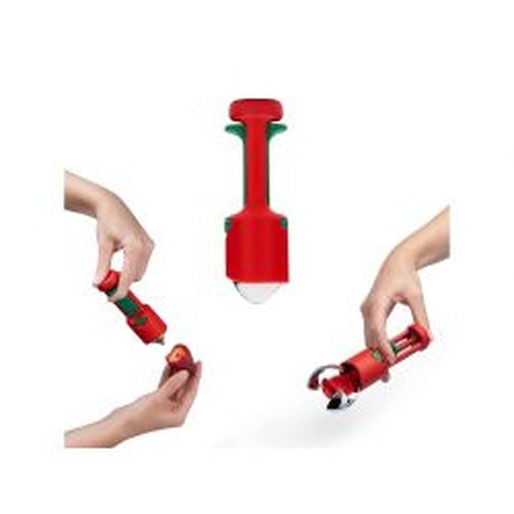 Dreamfarm Hullapit - Red/green - Køkkenredskaber