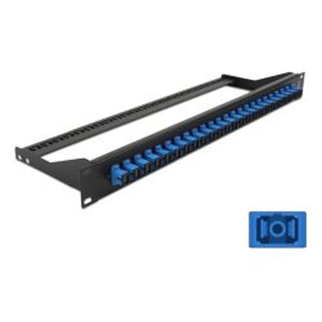 Delock 19? Fibre Patch Panel 24 Port Sc Simplex Blue