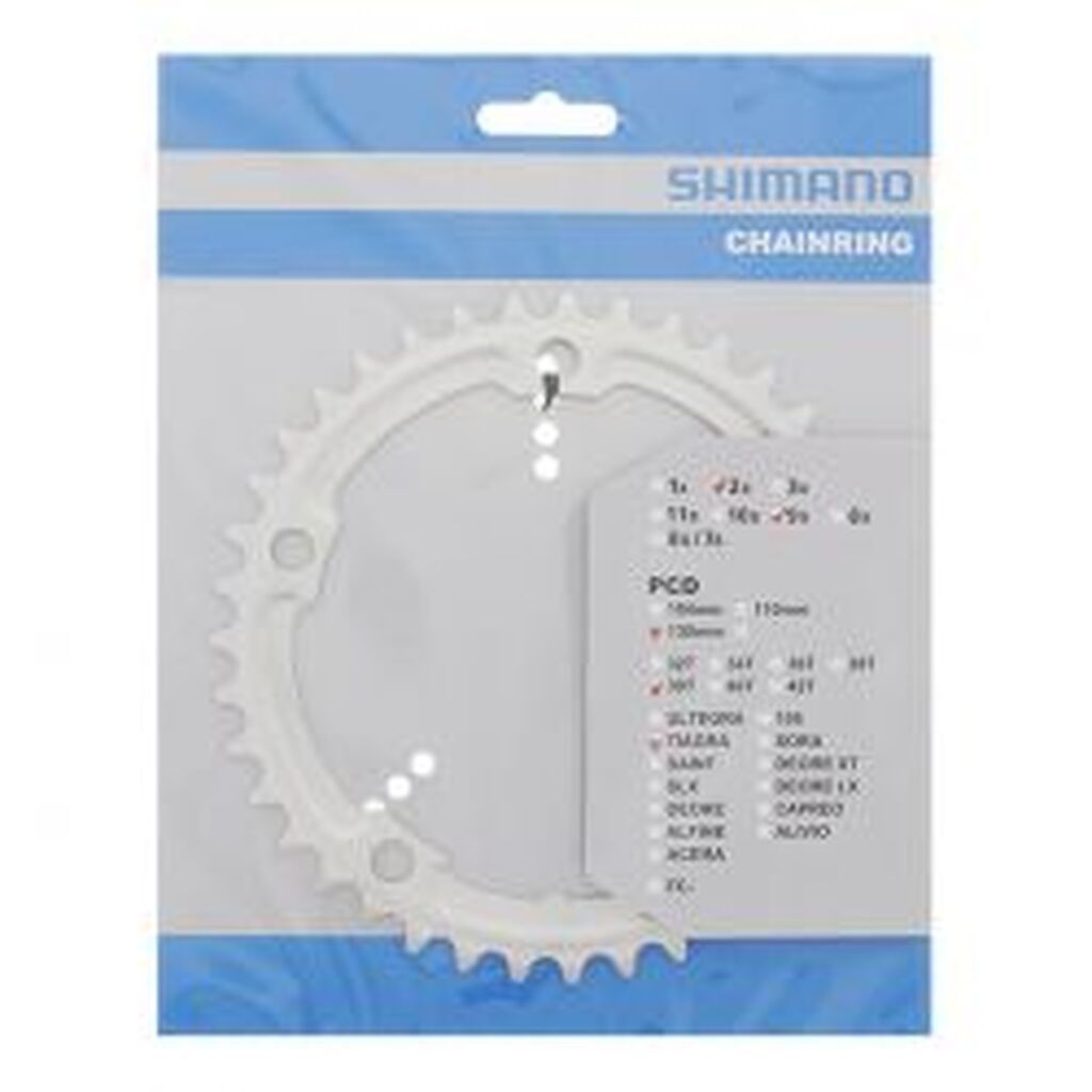 Shimano Klinge Fc-4500 39t 130mm Sølv 9-sp - Cykel klinge