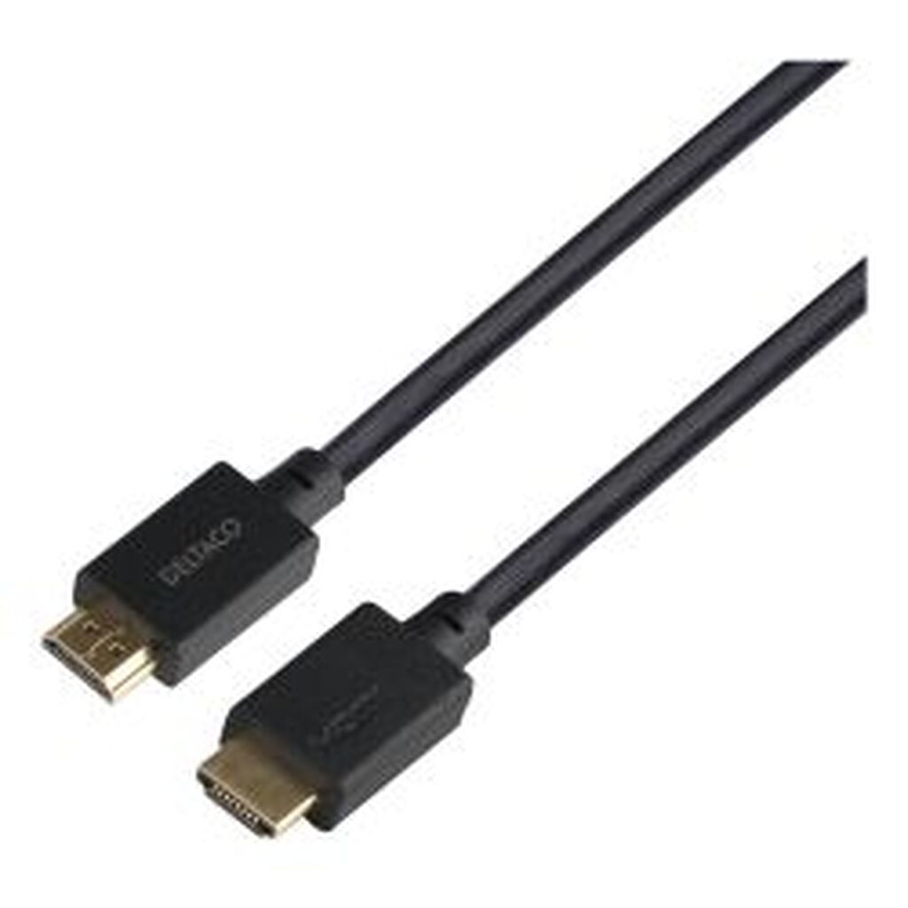 Deltaco Ultra High Speed Hdmi Cable, 2m, Lszh, Black - Ledning